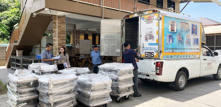 Delivery our goods to VRP Food and bakery Co.,ltd   at 6 June 2019