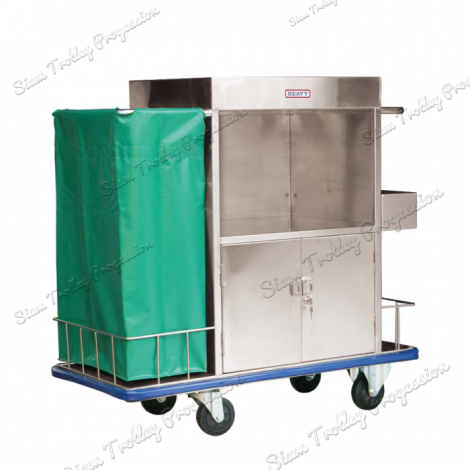 Stainless Housekeeping Carts"MTS-0511G/1"