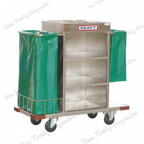 Stainless Housekeeping Carts"MTS-0511D"