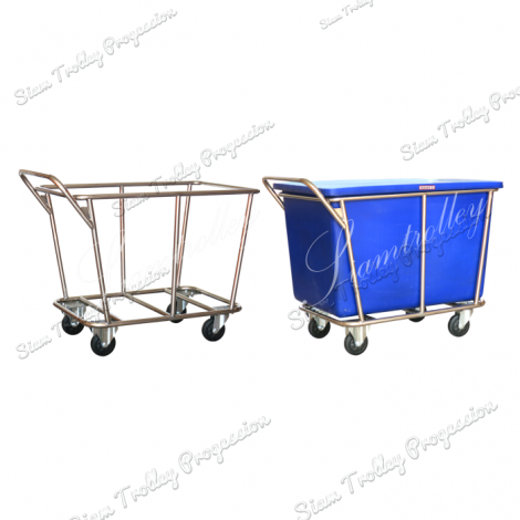 Stainless Container Cart "SRT-20,30,70"