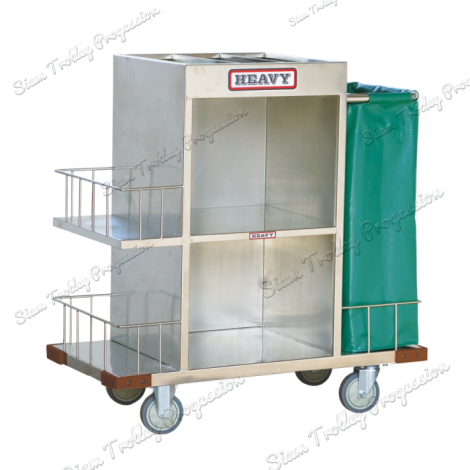 Stainless Housekeeping Carts"MTS-0510"