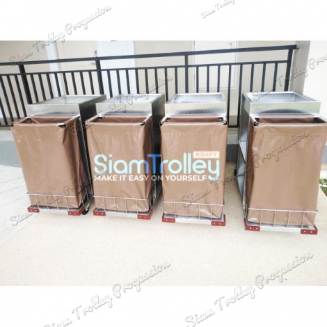 Stainless Maid Trolley"MTS-0511B"